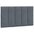 Bed Frame without Mattress "Hanko" Dark Grey 90x190 cm Velvet