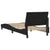 Bed Frame without Mattress "Hanko" Black 90x190 cm Velvet