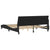 Bed Frame without Mattress "Hanko" Black 180x200 cm King Velvet
