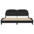 Bed Frame without Mattress Black 183x203 cm King Faux Leather