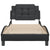 Bed Frame without Mattress "Zadar" Black 90x190 cm Faux Leather