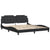 Bed Frame without Mattress Black 183x203 cm King Faux Leather