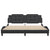 Bed Frame without Mattress Black 183x203 cm King Faux Leather