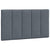 Bed Frame without Mattress "Hanko" Dark Grey 90x190 cm Velvet