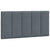 Bed Frame without Mattress "Hankor" Dark Grey 107x203 cm King Single Velvet