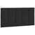 Bed Frame without Mattress "Hanko" Black 107x203 cm King Single Velvet