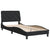 Bed Frame without Mattress Black 90x190 cm Velvet