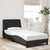 Bed Frame without Mattress Black 90x190 cm Velvet