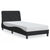 Bed Frame without Mattress Black 90x190 cm Velvet