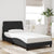 Bed Frame without Mattress Black 107x203 cm King Single Velvet