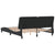 Bed Frame without Mattress Black 152x203 cm Queen Velvet