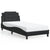 Bed Frame without Mattress Black 90x190 cm Faux Leather