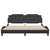 Bed Frame without Mattress Black 183x203 cm King Faux Leather