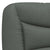 Bed Frame with LED without Mattress "Hvar" Dark Grey 180x200 cm King Fabric
