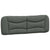 Bed Frame with LED without Mattress "Hvar" Dark Grey 152x203 cm Queen Fabric