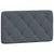 Bed Frame with LED without Mattress Dark Grey 90x190 cm Velvet
