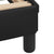 Bed Frame with LED without Mattress Black 183x203 cm King