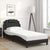 Bed Frame "Viana" with LED without Mattress Black 90x190 cm