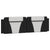 Bed Frame "Viana" with LED without Mattress Black and White 180x200 cm