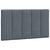 Bed Frame with LED without Mattress "Hanko" Dark Grey 90x190 cm Velvet