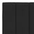Bed Frame with LED without Mattress "Hanko" Black 90x190 cm Velvet