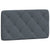 Bed Frame with LED without Mattress Dark Grey 90x190 cm Velvet