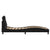 Bed Frame "Viana" with LED without Mattress Black 90x190 cm