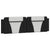 Bed Frame "Viana" with LED without Mattress Black and White 180x200 cm