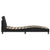 Bed Frame with LED without Mattress "Zadar" Black 90x190 cm