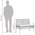 3 Piece Garden Dining Set with Cushions Black Poly Rattan