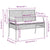 4 Piece Garden Dining Set with Cushions Black Poly Rattan