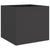 Planters 2 pcs Black 32x30x29 cm Steel