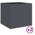 Planters 2 pcs Anthracite 32x30x29 cm Steel