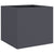 Planters 2 pcs Anthracite 32x30x29 cm Steel