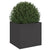 Planter Black 42x40x39 cm Steel