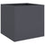 Planters 2 pcs Anthracite 42x40x39 cm Steel