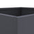 Planters 2 pcs Anthracite 42x40x39 cm Steel