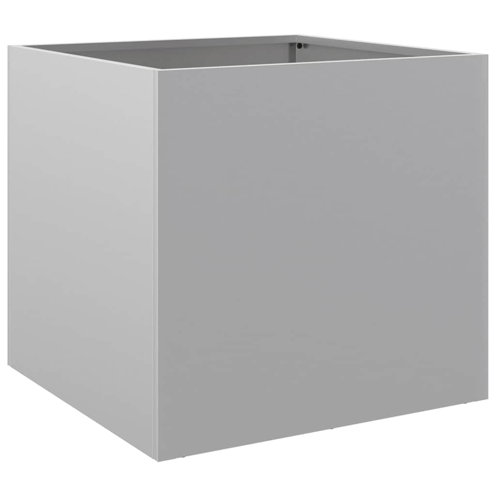 Planter Silver 42x40x39 cm Galvanised Steel
