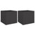 Planters 2 pcs Black 49x47x46 cm Steel