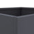 Planter Anthracite 49x47x46 cm Steel