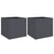 Planters 2 pcs Anthracite 49x47x46 cm Steel