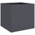 Planters 2 pcs Anthracite 49x47x46 cm Steel