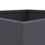 Planters 2 pcs Anthracite 49x47x46 cm Steel