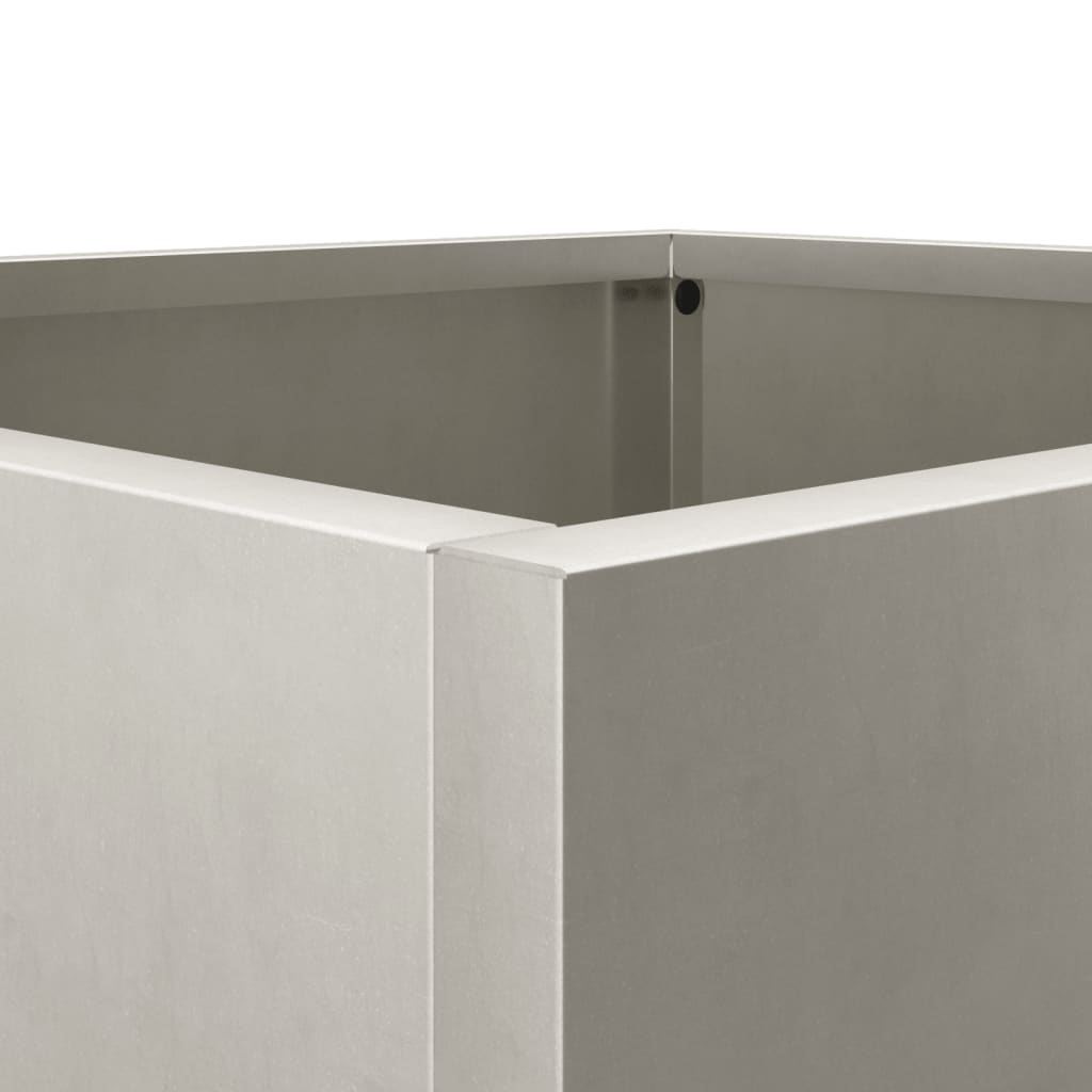 Planter Silver 49x47x46 cm Stainless Steel