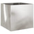 Planters 2 pcs Silver 49x47x46 cm Stainless Steel