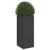 Planter Black 32x29x75 cm Steel