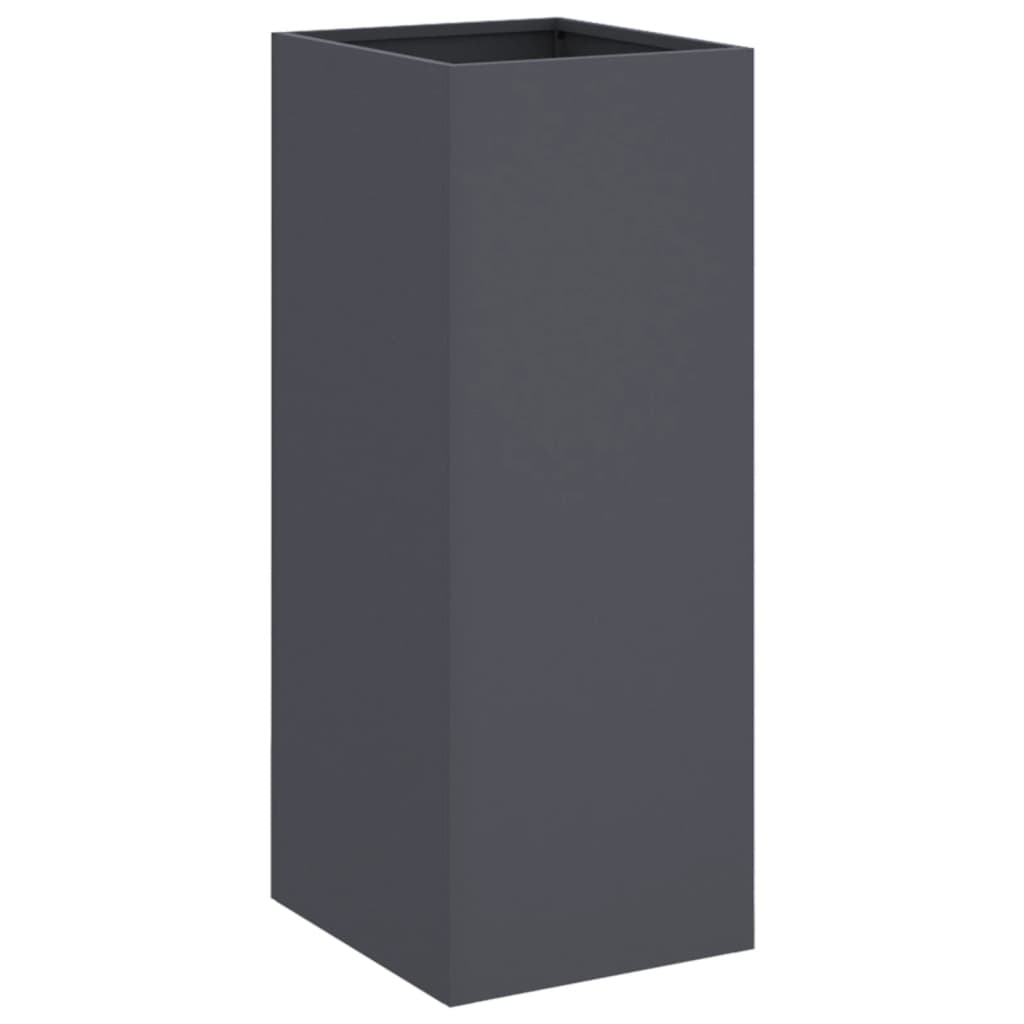 Planter Anthracite 32x29x75 cm Steel