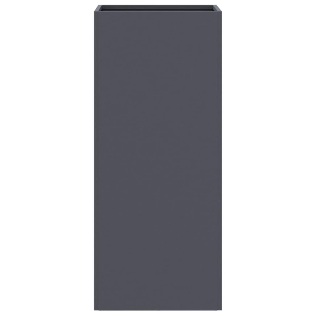 Planter Anthracite 32x29x75 cm Steel