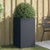 Planter Anthracite 42x38x75 cm Steel