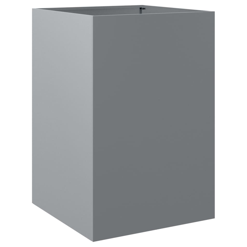 Planter Silver 52x48x75 cm Galvanised Steel